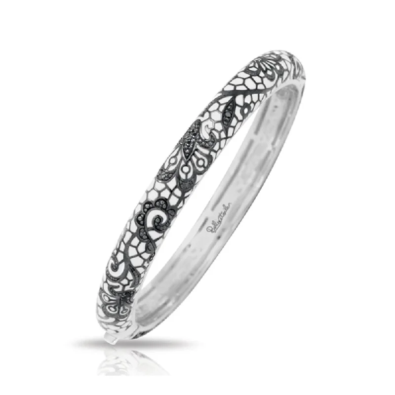 Elegant Bridal Bangles-Fleur de Lace Stackable Bangle