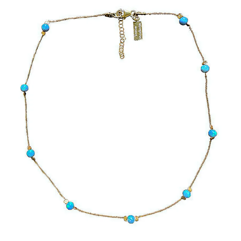 Customizable Gold Necklaces-Yaron Morhaim Dream Opal Necklace