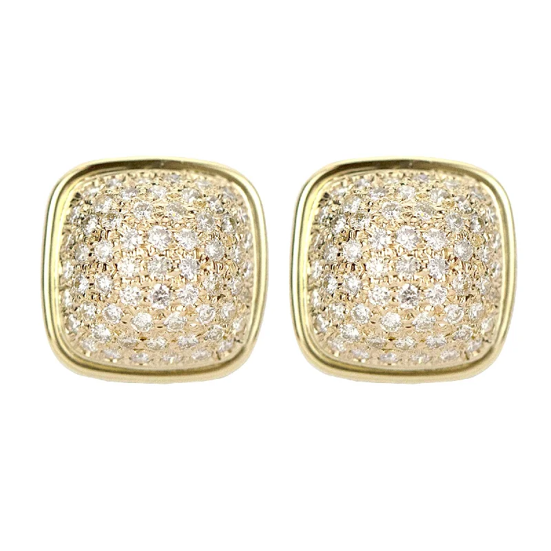 Vintage Style Stud Earrings-Earrings - Diamond