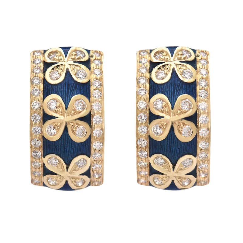 Cute Drop Earrings-Earrings- Diamond (Enamel)