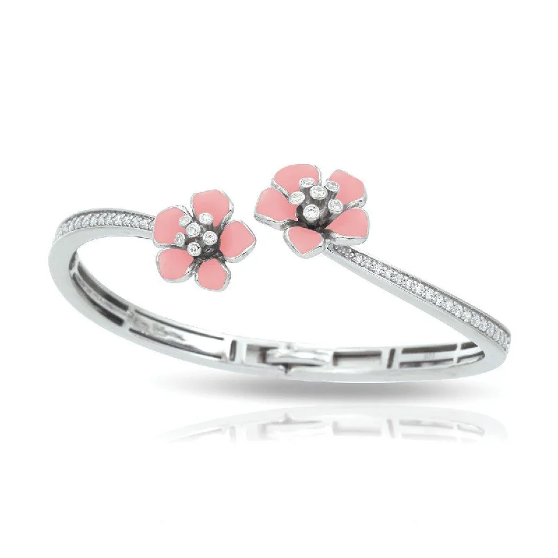 Chic Silver Bangles-Forget Me Not Bangle