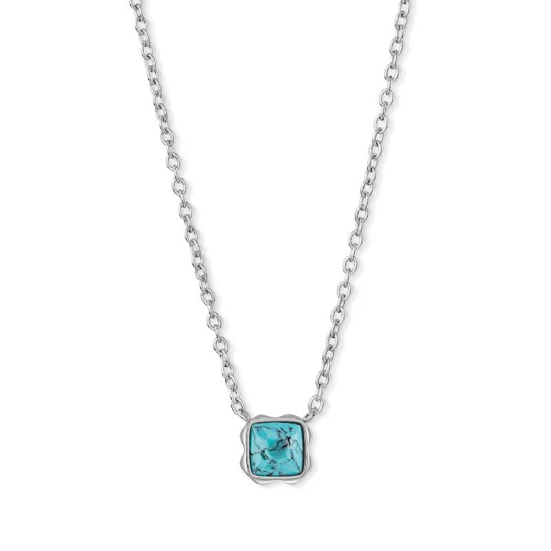 Handmade Necklaces for Women-Coeur De Lion December Birthstone Turquoise Necklace