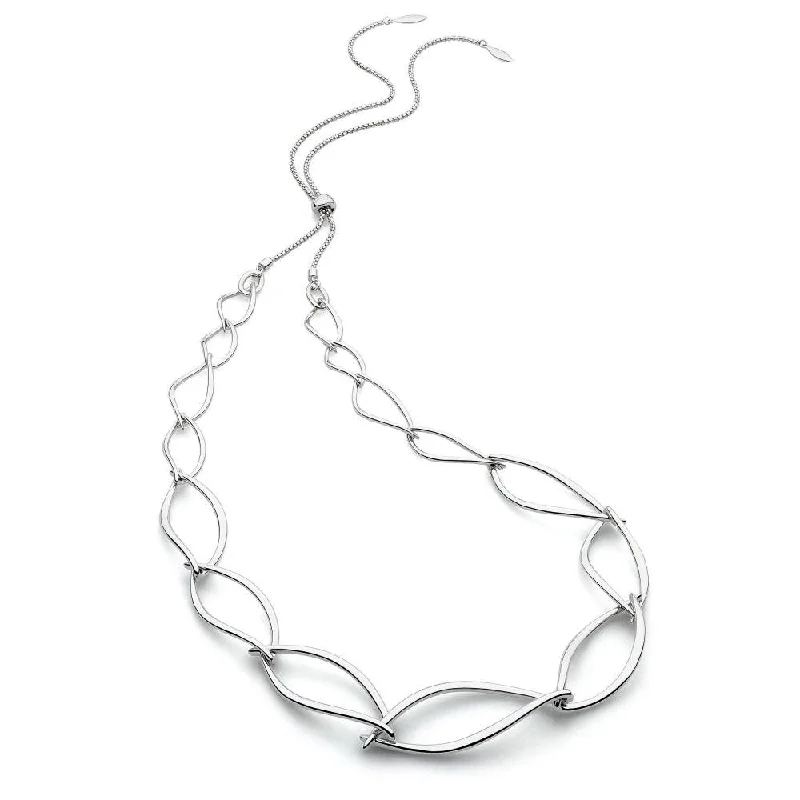 Layered Diamond Necklaces-Kit Heath Entwine Twist Statement Toggle Necklace