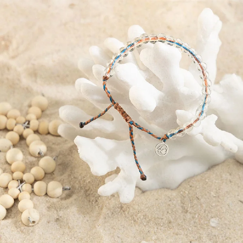 Luxury Tennis Bracelets-4 Ocean Recycled Plastic & Glass Bracelet - Seaside