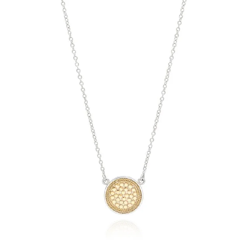 Simple Heart Necklaces-Anna Beck Classic Disc Necklace - Reversible