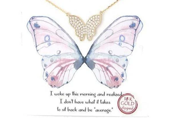 Bridal Necklaces-Mariposa Cz Necklace