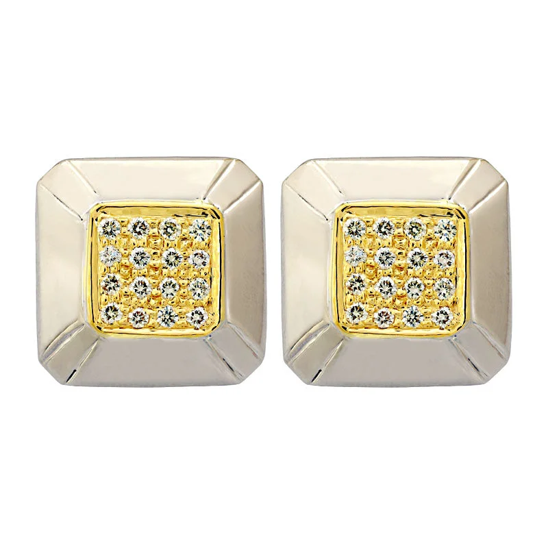 Contemporary Earrings-Earrings- Diamond (5BM)