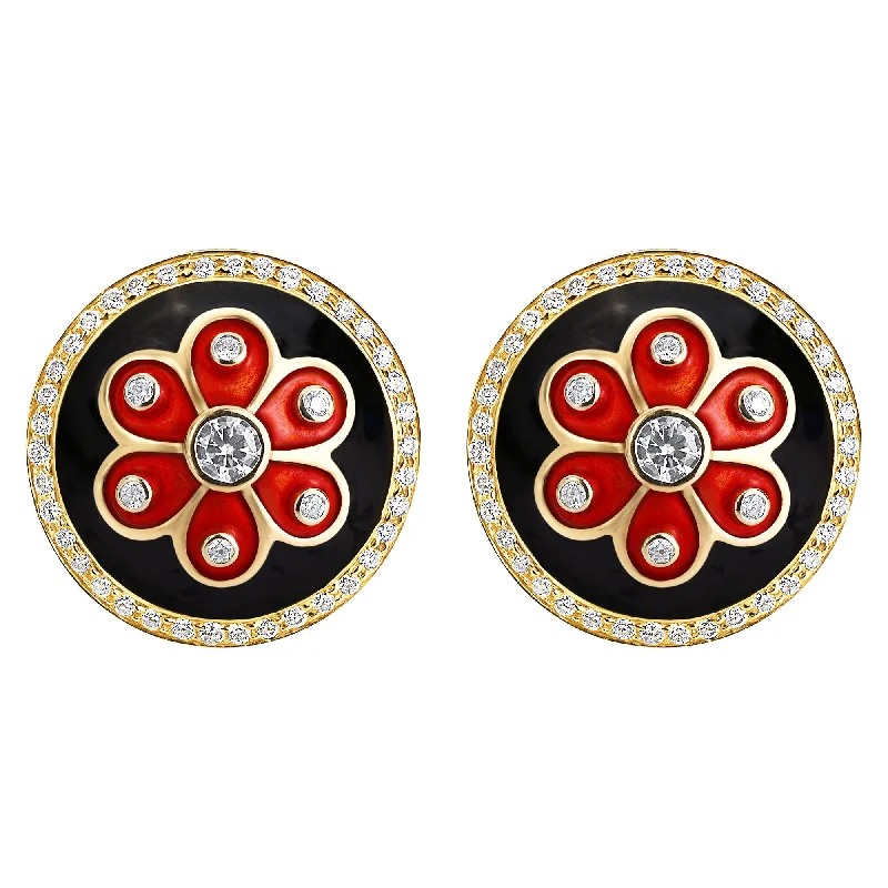 Wedding Drop Earrings-Earrings- Diamond (enamel) (2023H)