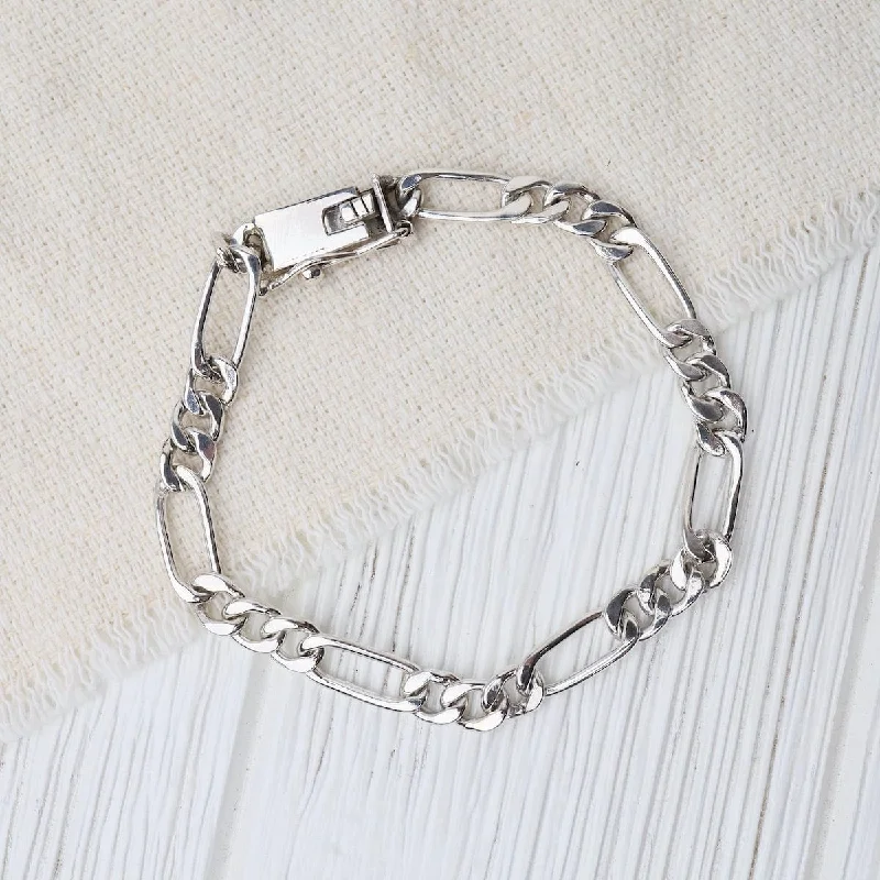 Sterling Silver Bracelets-Sterling Silver Link Chain Bracelet