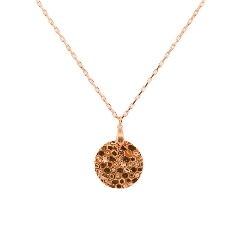 Unique Silver Necklaces-Dainty London Large Gold Hemera Necklace