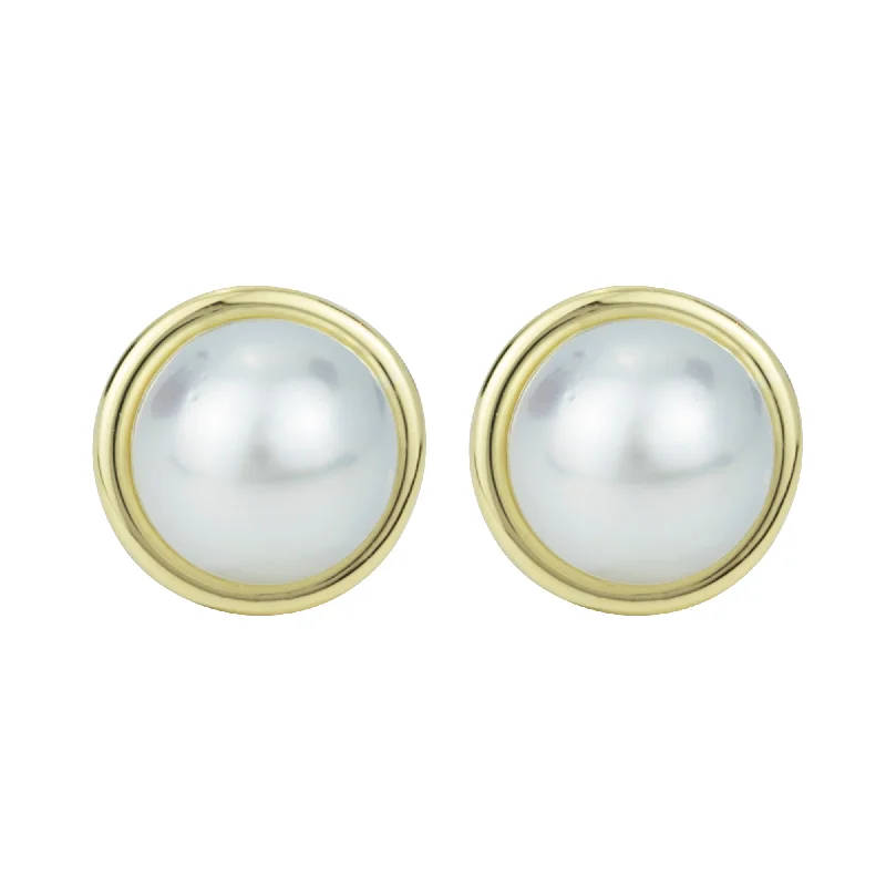 Retro Style Earrings-Earrings - South Sea Pearl