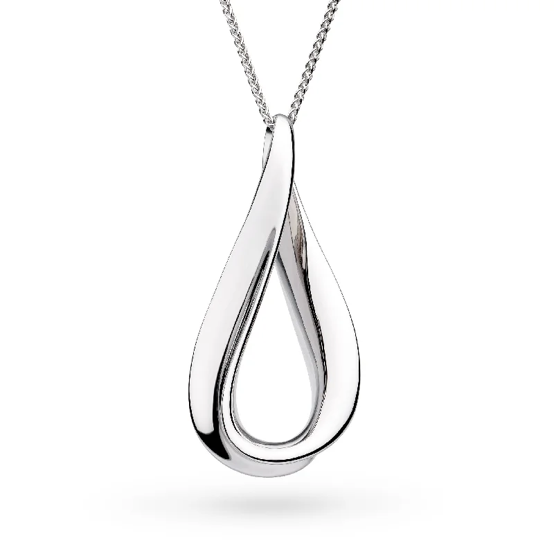 High-Quality Gold Necklaces-Kit Heath Sterling Silver Serenity Grande Slider Necklace