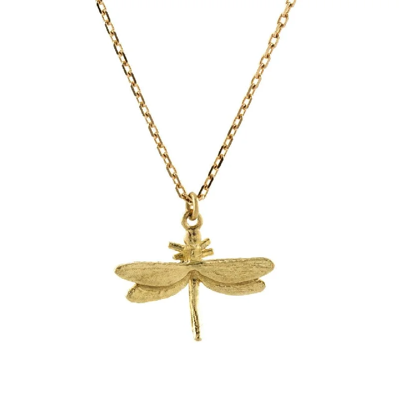 Layered Necklaces for Women-Alex Monroe Teeny Tiny Dragonfly Necklace