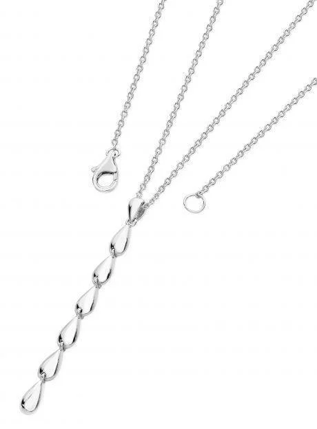 Artistic Silver Necklaces-Lucy Q Long Tear Drop Pendant