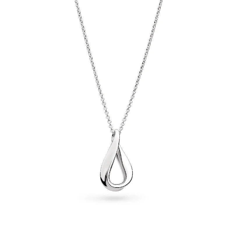 Beautiful Silver Pendant Necklaces-Kit Heath Sterling Silver Serenity Dainty Pendant Necklace