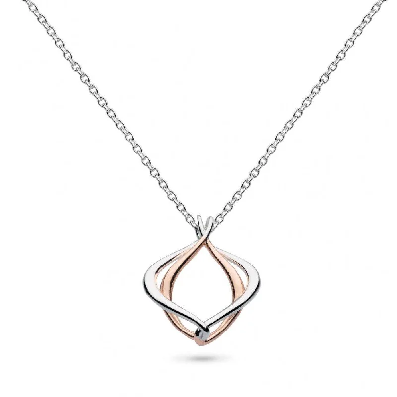 Heart-Shaped Diamond Necklaces-Kit Heath Rose Petite Alicia Necklace