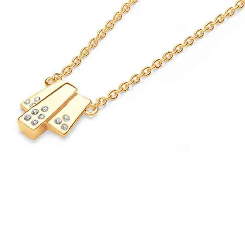 Delicate Gold Necklaces-Lucy Q Triple Layer At Deco Necklace