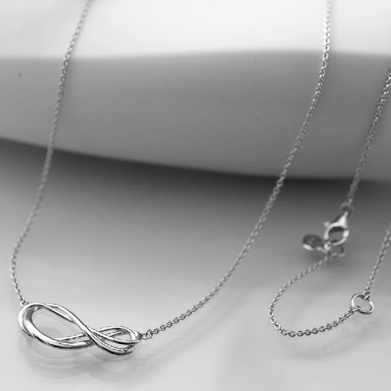 Classic Chain Necklaces-Kit Heath Sterling Silver Infinity Necklace