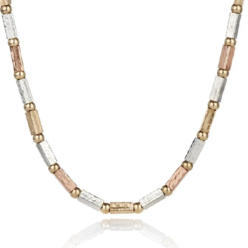 Stunning Pendant Necklaces for Brides-Lavan Rose Gold and Gold Spheres Necklace