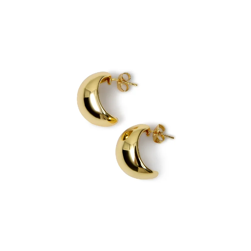 Antique Gold Earrings-THE FORA HOOP EARRINGS