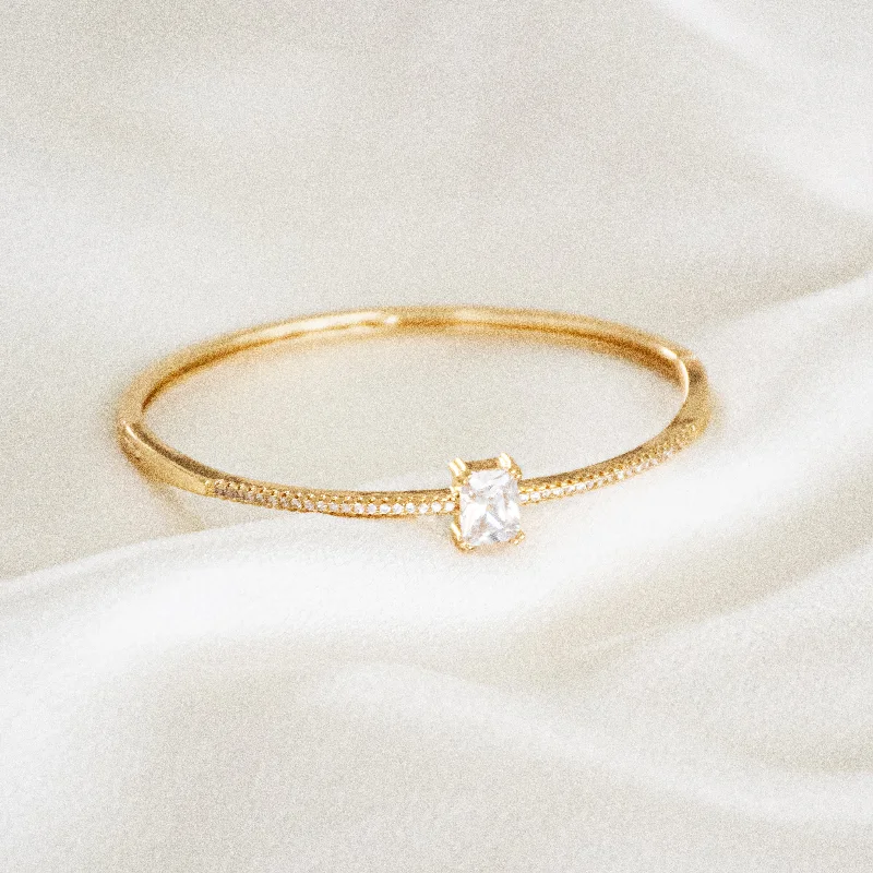 High-End Bangle Sets-Studded Princess Stone Bangle