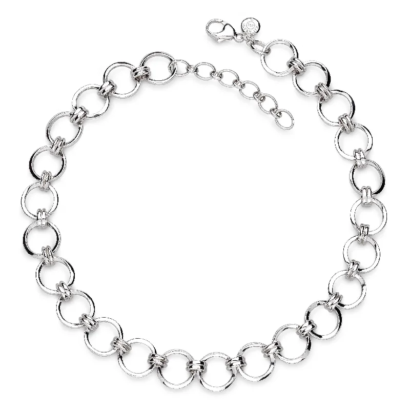 Stylish Necklaces for Brides-Kit Heath Sterling Silver Unity Statement Necklace