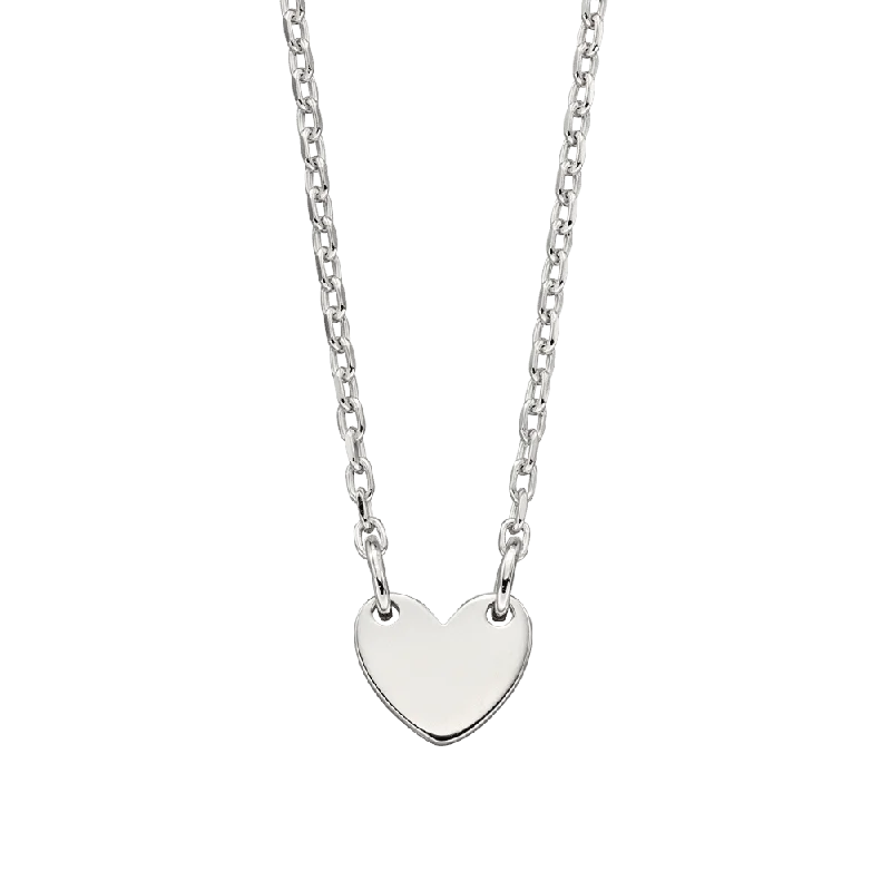 Stylish Pendant Chains-Little Star Sterling Silver Lexi Heart Necklace