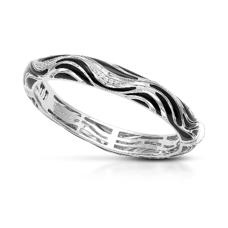 Custom Wedding Bangle Bracelets-Waverly Bangle