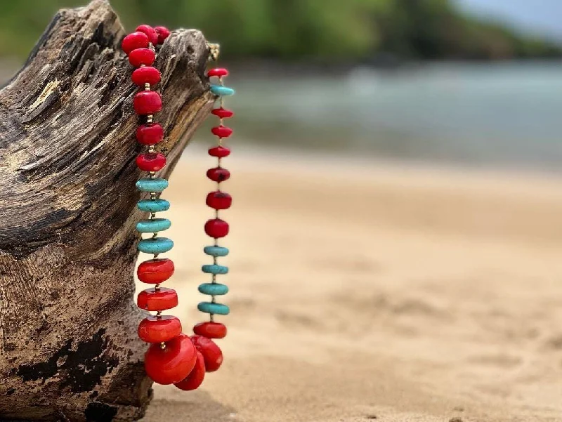 Layered Necklaces for Women-Coral Ancestral Necklace