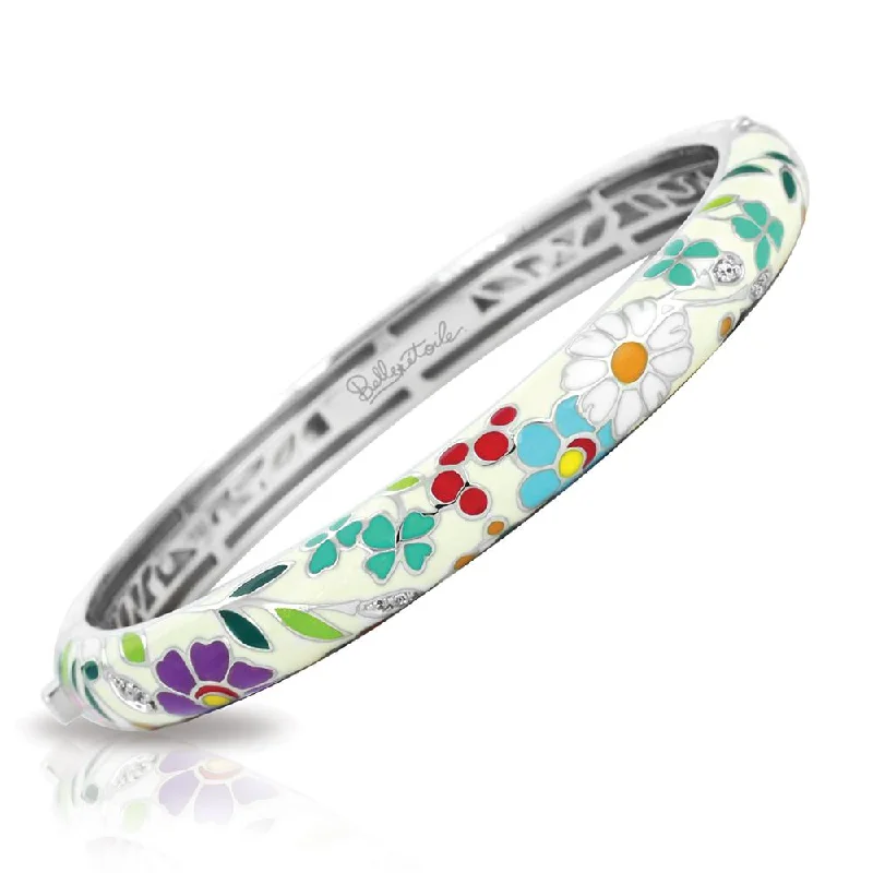 Handcrafted Bangles for Brides-Flower Garden Bangle