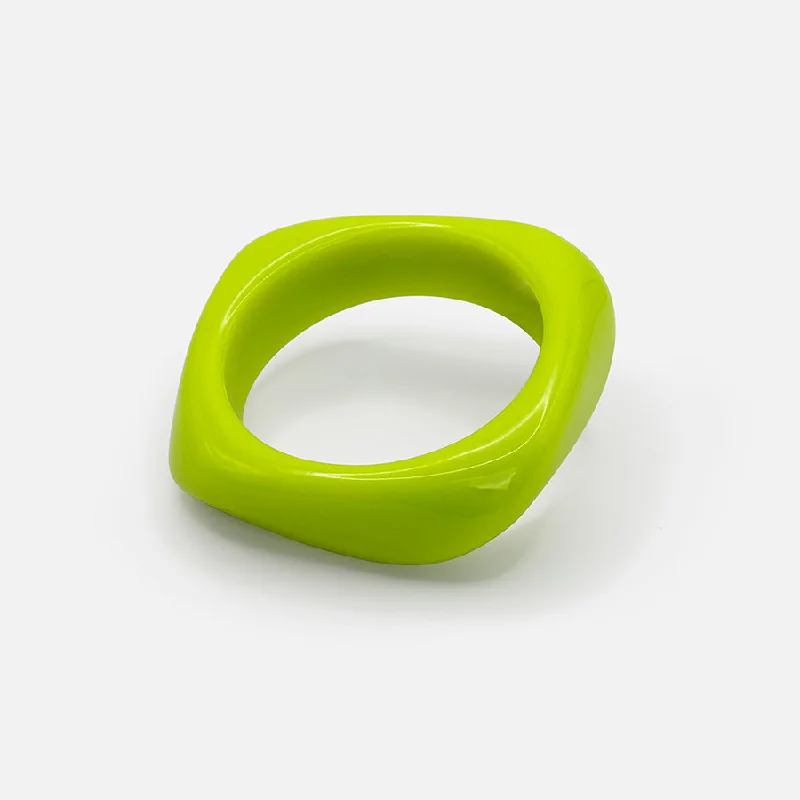 Personalized Wedding Bangles-ACRYLIC BANGLE - LIME