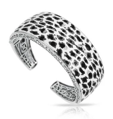 Silver and Gold Bangle Sets-Leopard Bangle