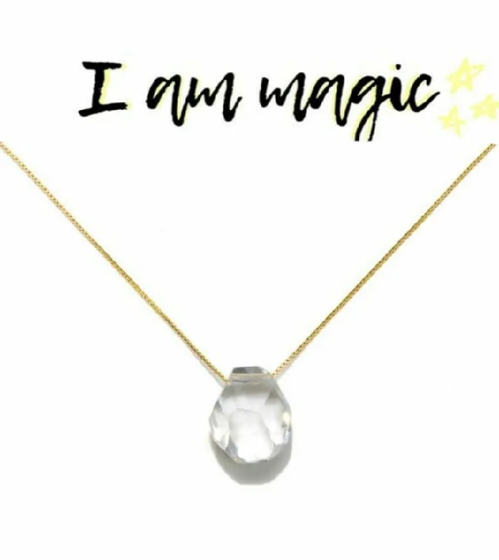 Trendy Necklaces for Women-I Am Magic Quartz Necklace