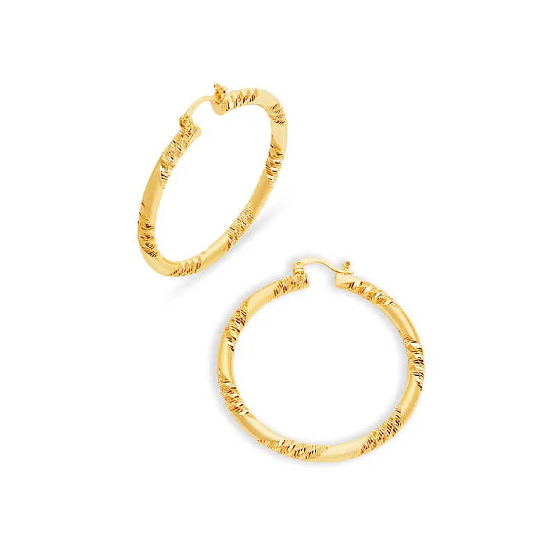 Large Dangle Earrings-THE MERCER HOOP EARRINGS (LARGE)