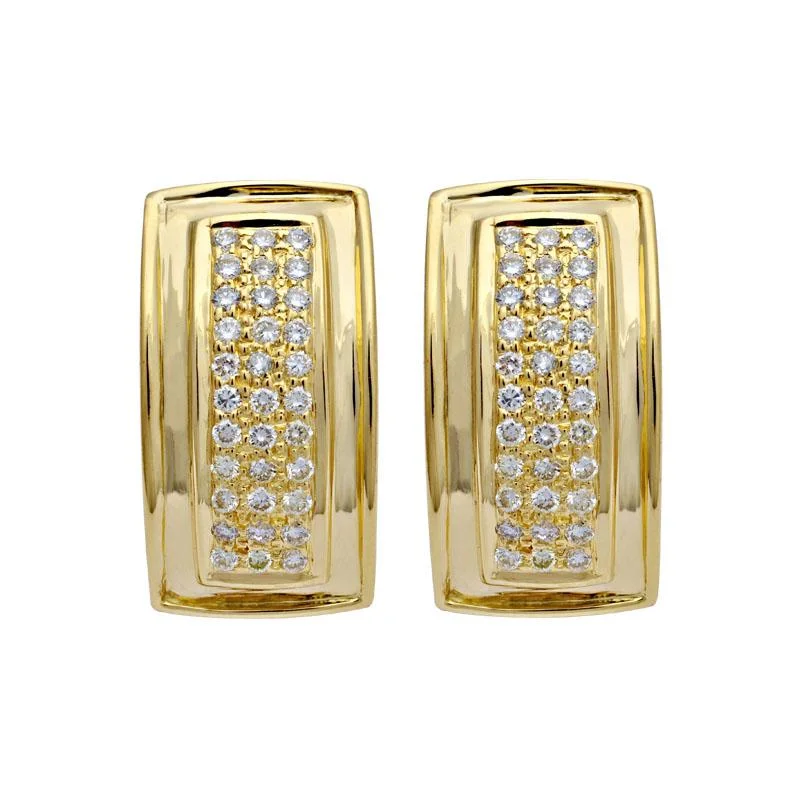 Sparkly Gold Earrings-Earrings - Diamond (2105I)