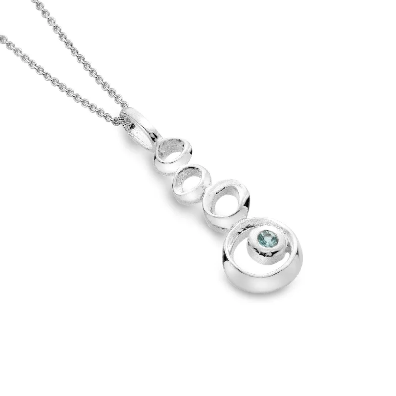 Trendy Heart Shape Necklaces-Sea Gems Scilly Isles Pendant