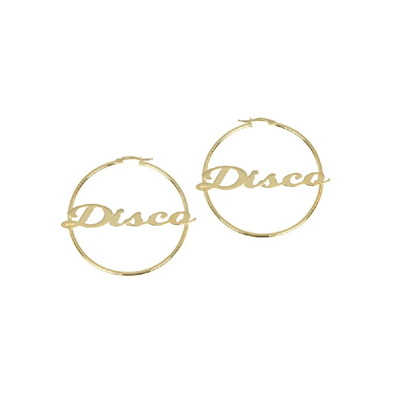 Fashionable Pearl Earrings-THE DISCO HOOPS