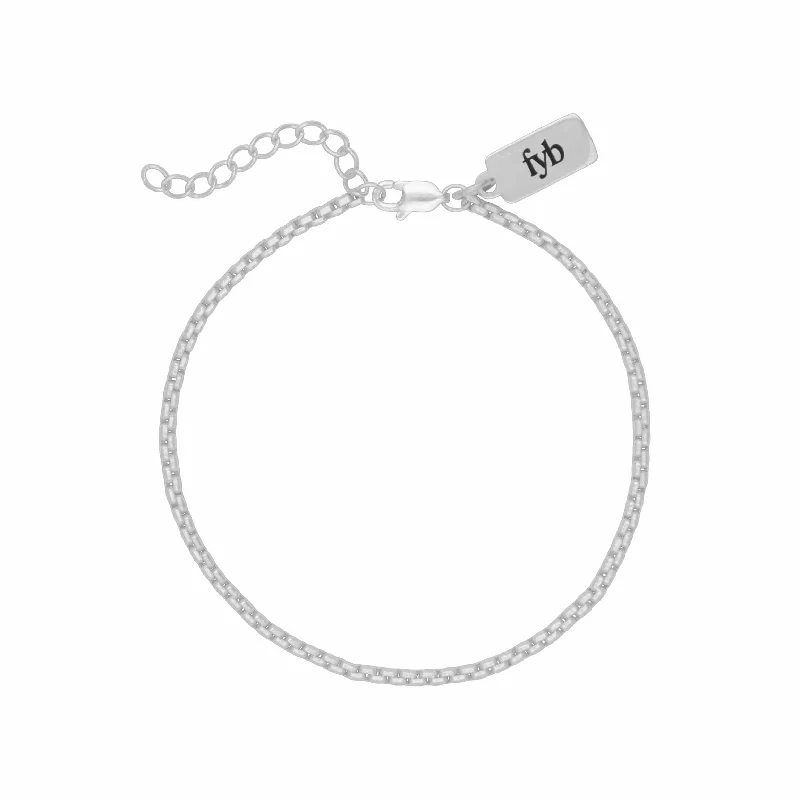 Fashionable Friendship Bracelets-Harlow Bracelet in Silver