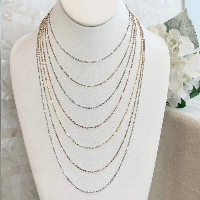 Wedding Gold Necklaces-10k Gold Super Sparkly Necklace