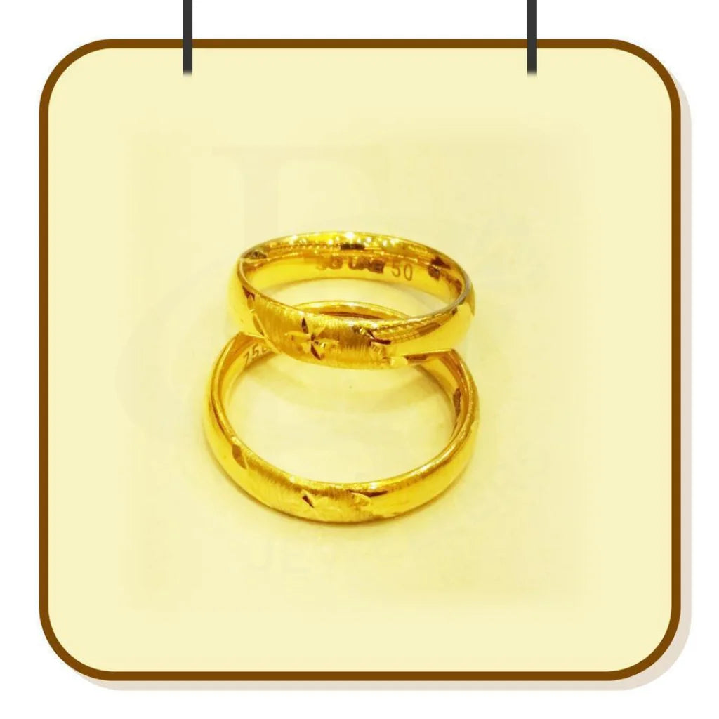 Custom Wedding Ring Sets-Gold Wedding Ring 18KT - FKJRN1280