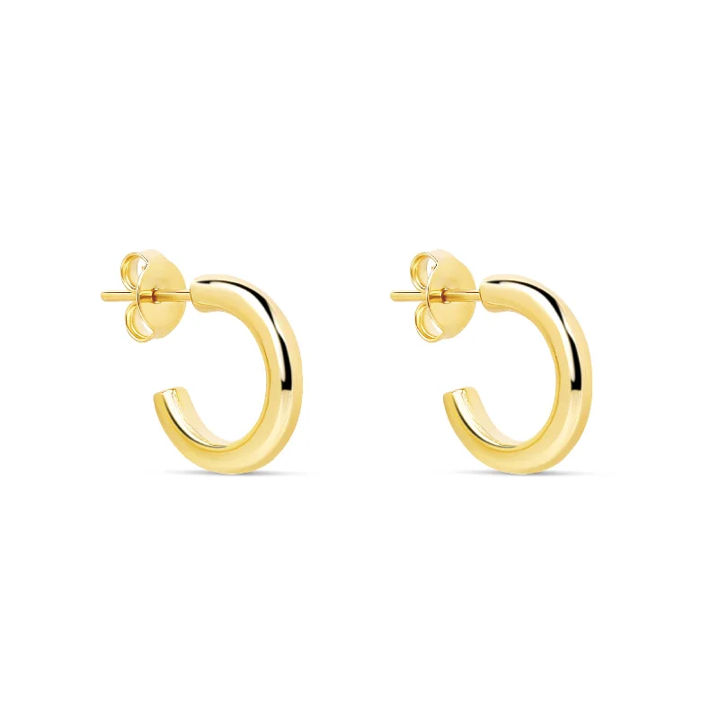 Classic Gemstone Earrings-The Mini Darla Hoops