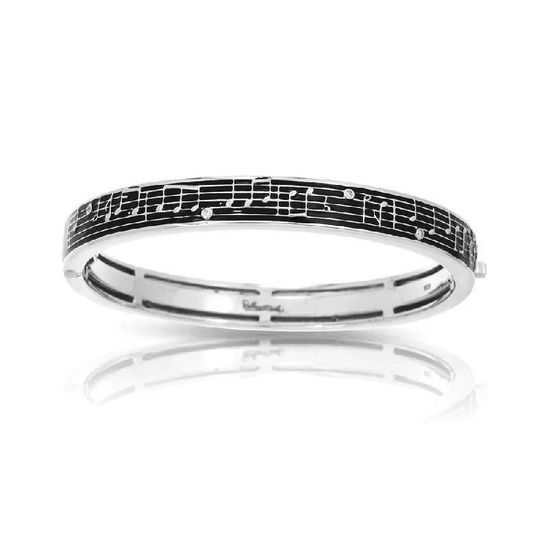 Beautiful Silver Wedding Bangles-Melody Bangle