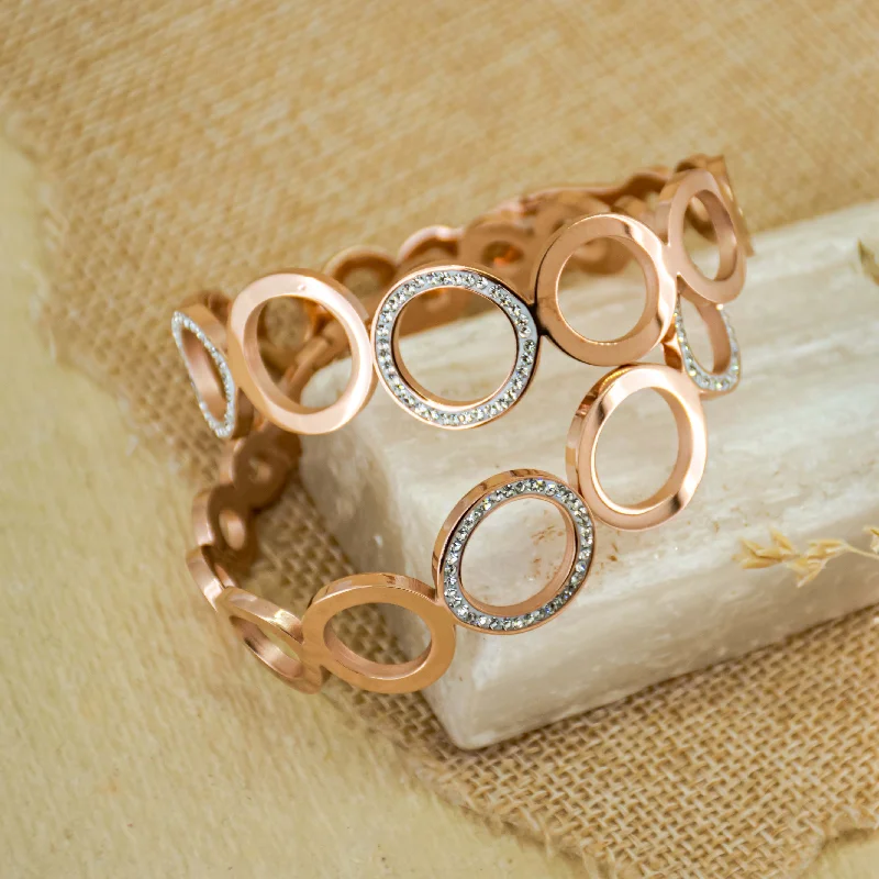 Sparkly Gold Bangles-Multi- Ring Bangle