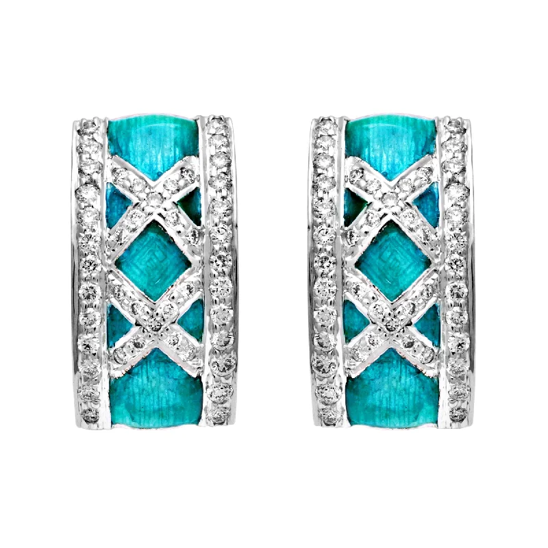 Bohemian Style Earrings-Earrings-Diamond (Enamel)  (198BS)