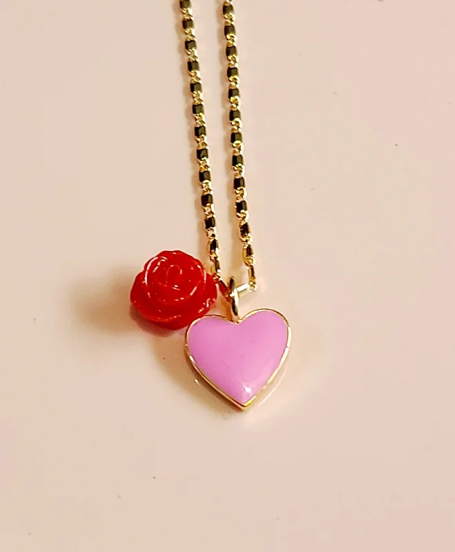 Delicate Gold Necklaces-You Stole My Heart Necklace